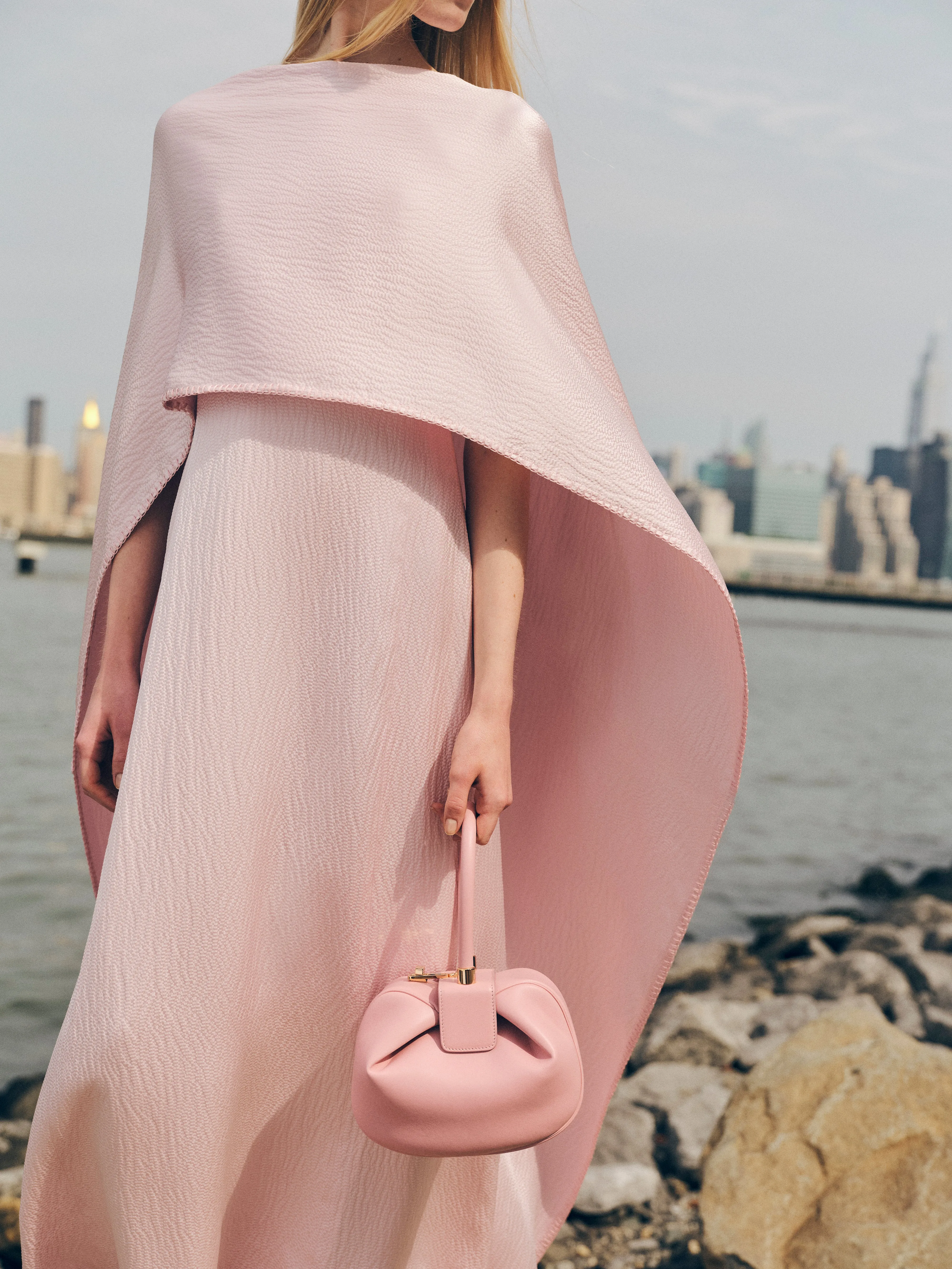 Demi Bag in Pink Nappa Leather