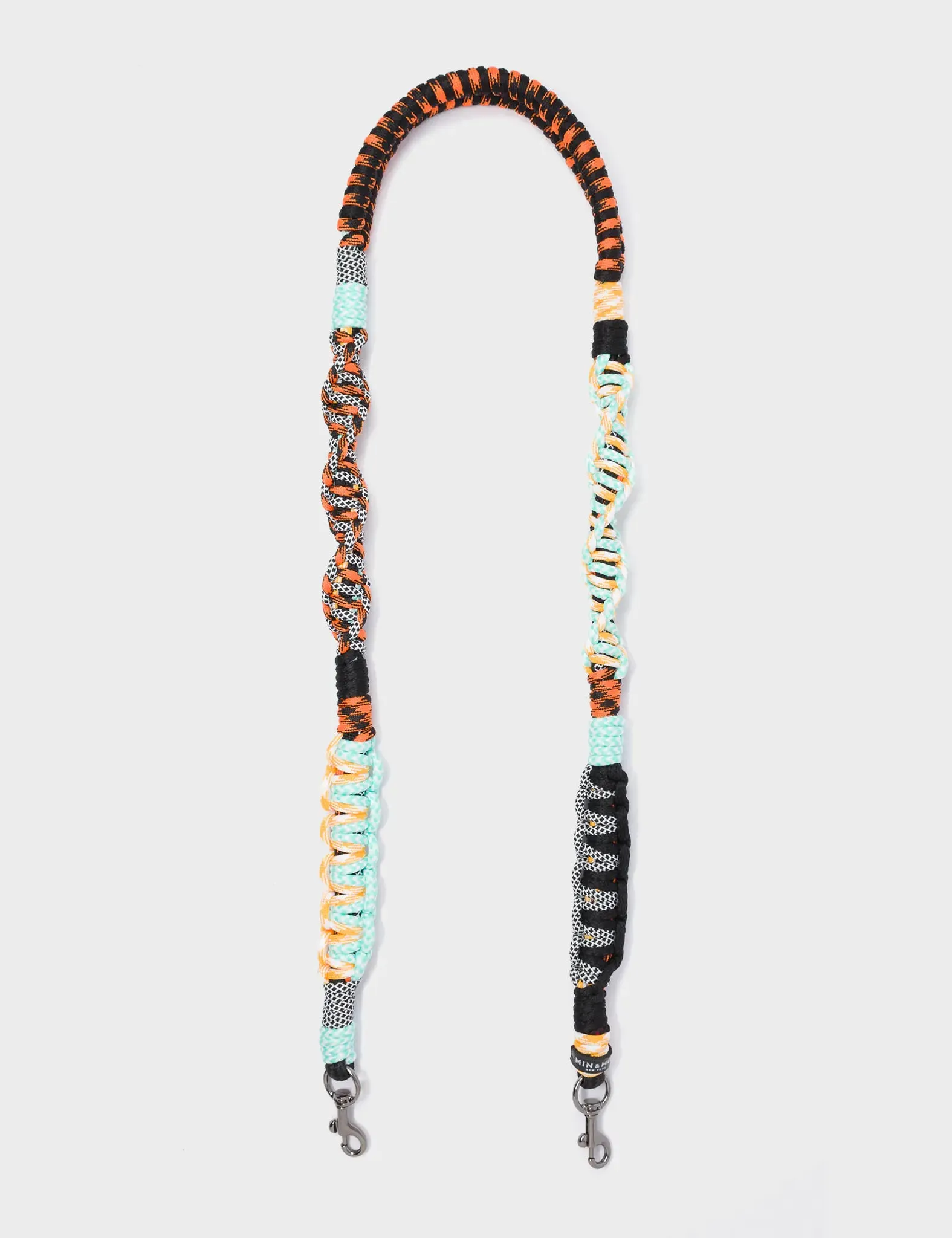 Detachable Shoulder Strap - Yellow. Orange and Black Handwoven Paracord