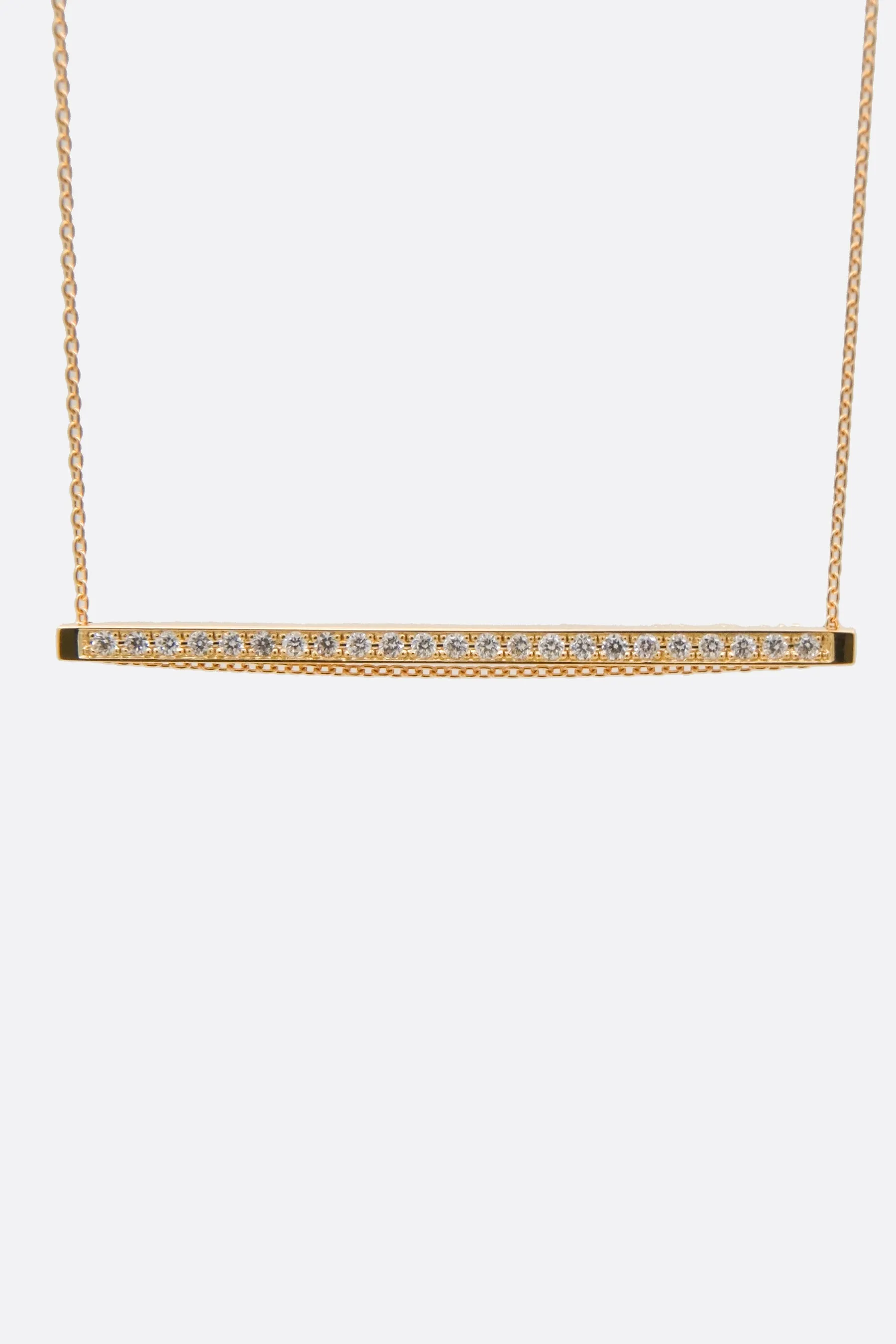 Diamond Bar 01 chain necklace