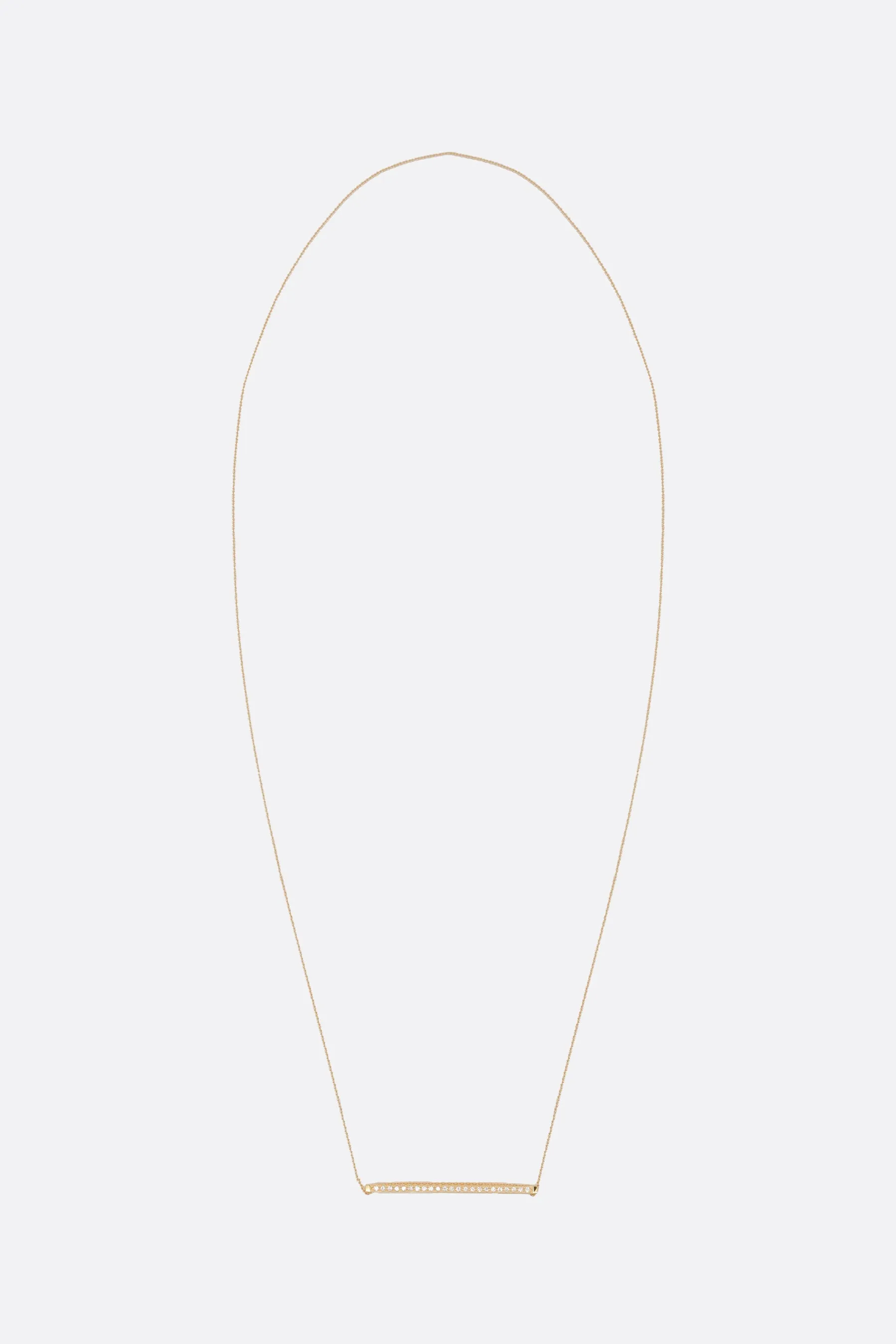 Diamond Bar 01 chain necklace