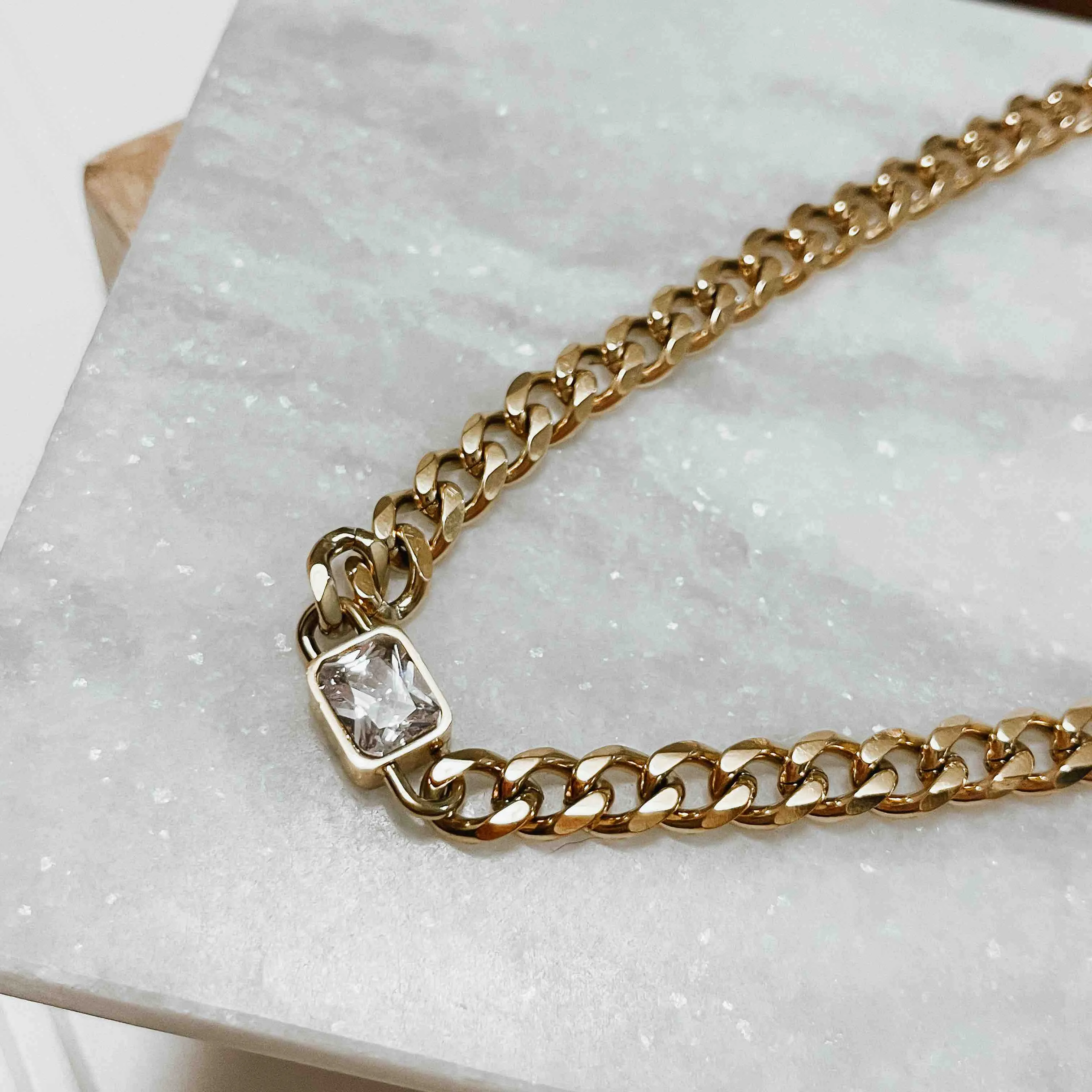 Diamond Chain Necklace *WATERPROOF*