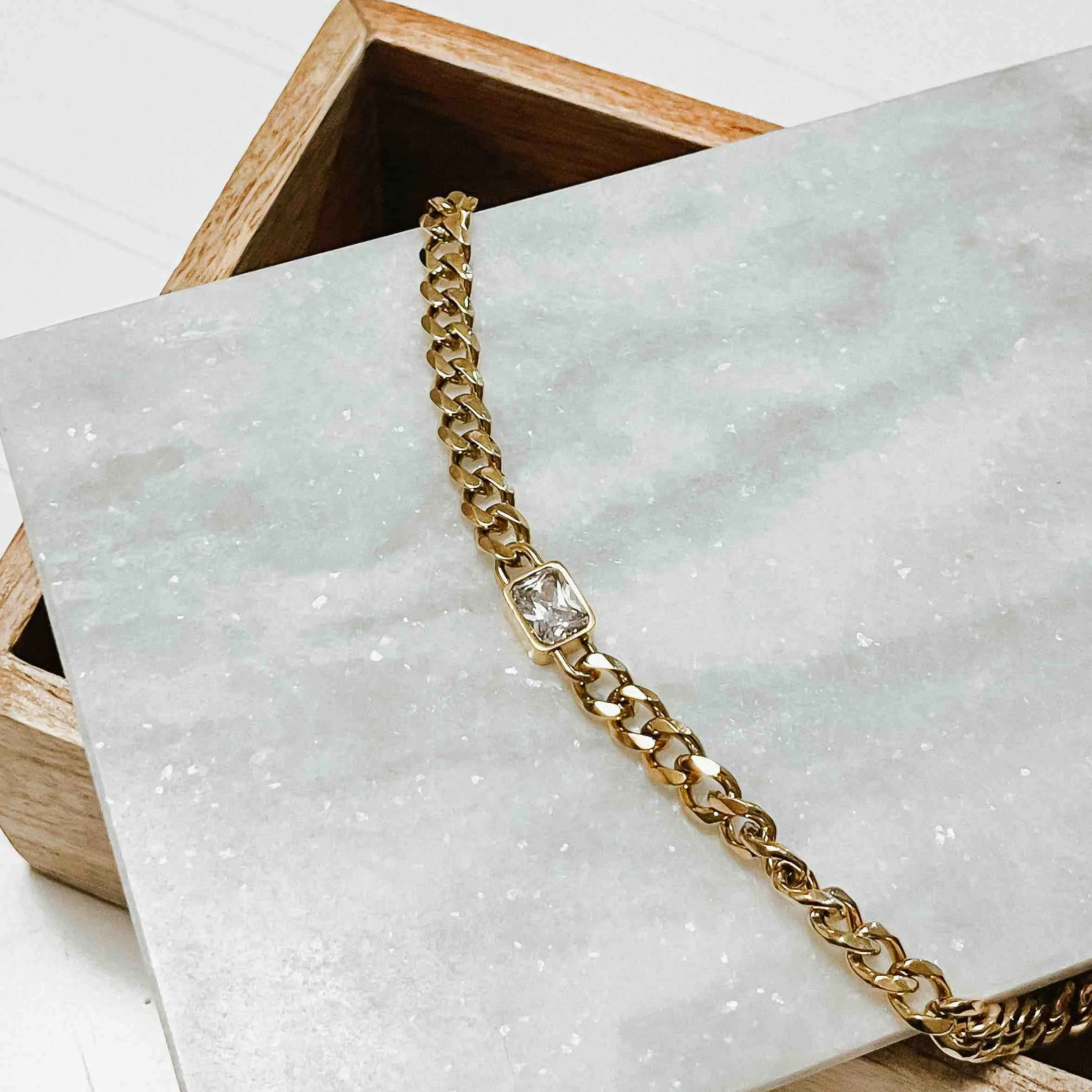 Diamond Chain Necklace *WATERPROOF*