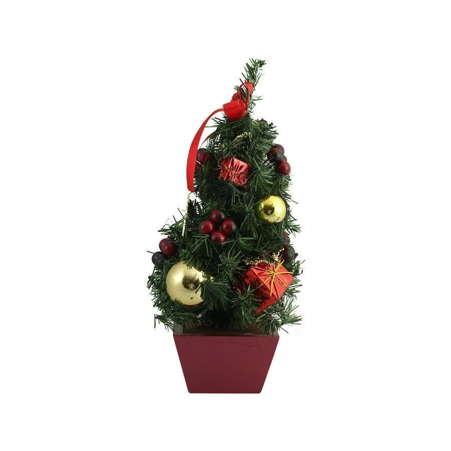 ELITE LED Table Top Mini Tree 40cm - Red