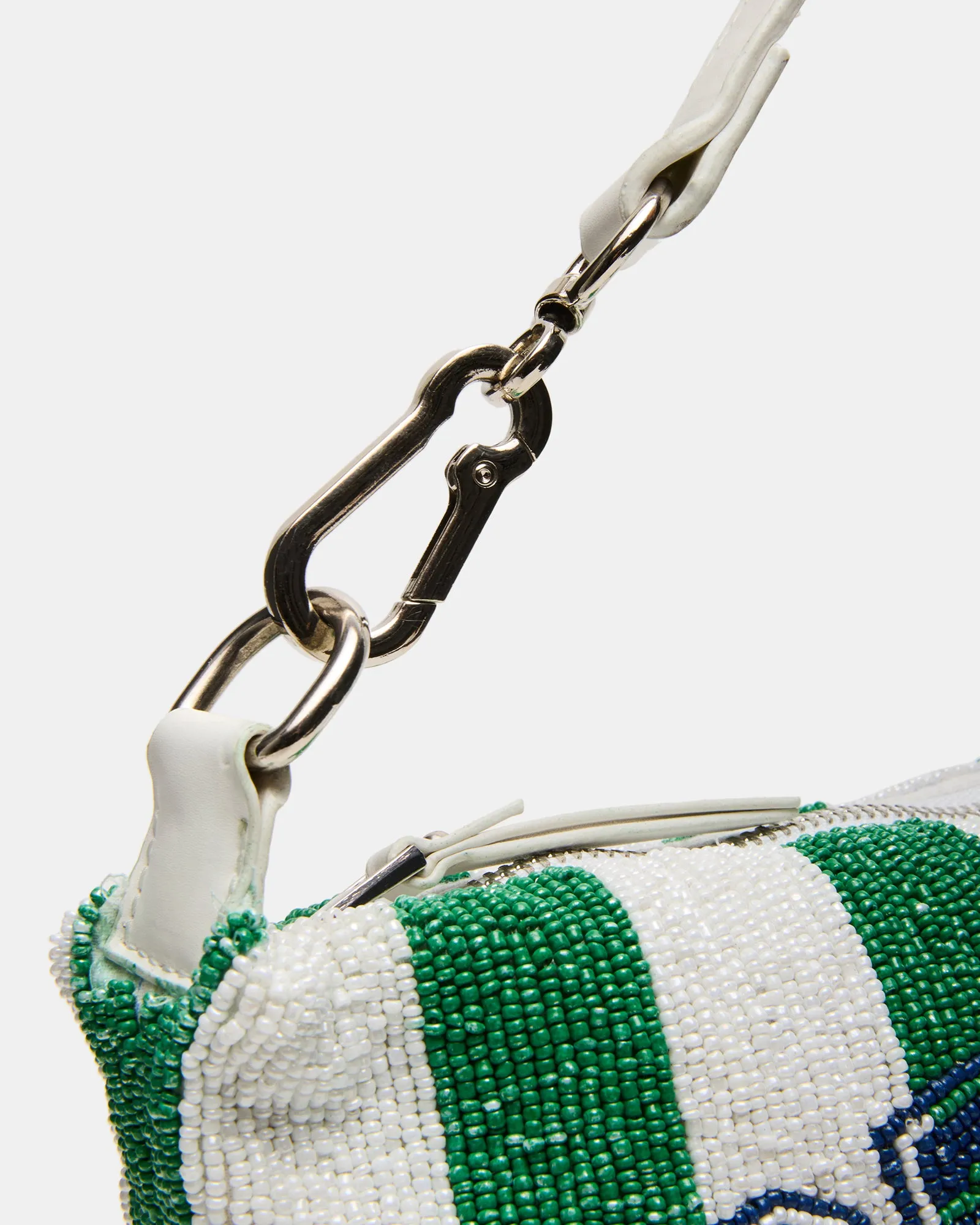 EMERSYN BEADED BAG GREEN MULTI