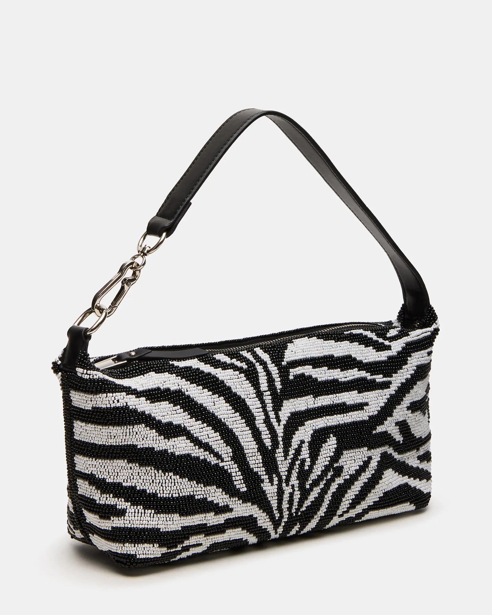 EMERSYN BEADED BAG ZEBRA