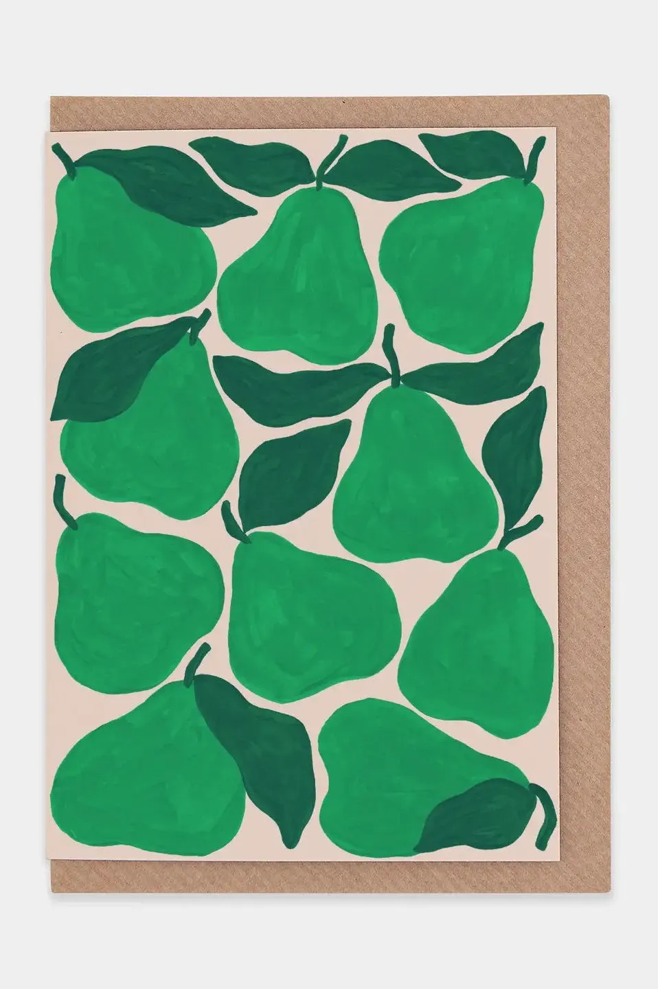 Evermade Green Pears Greetings Card