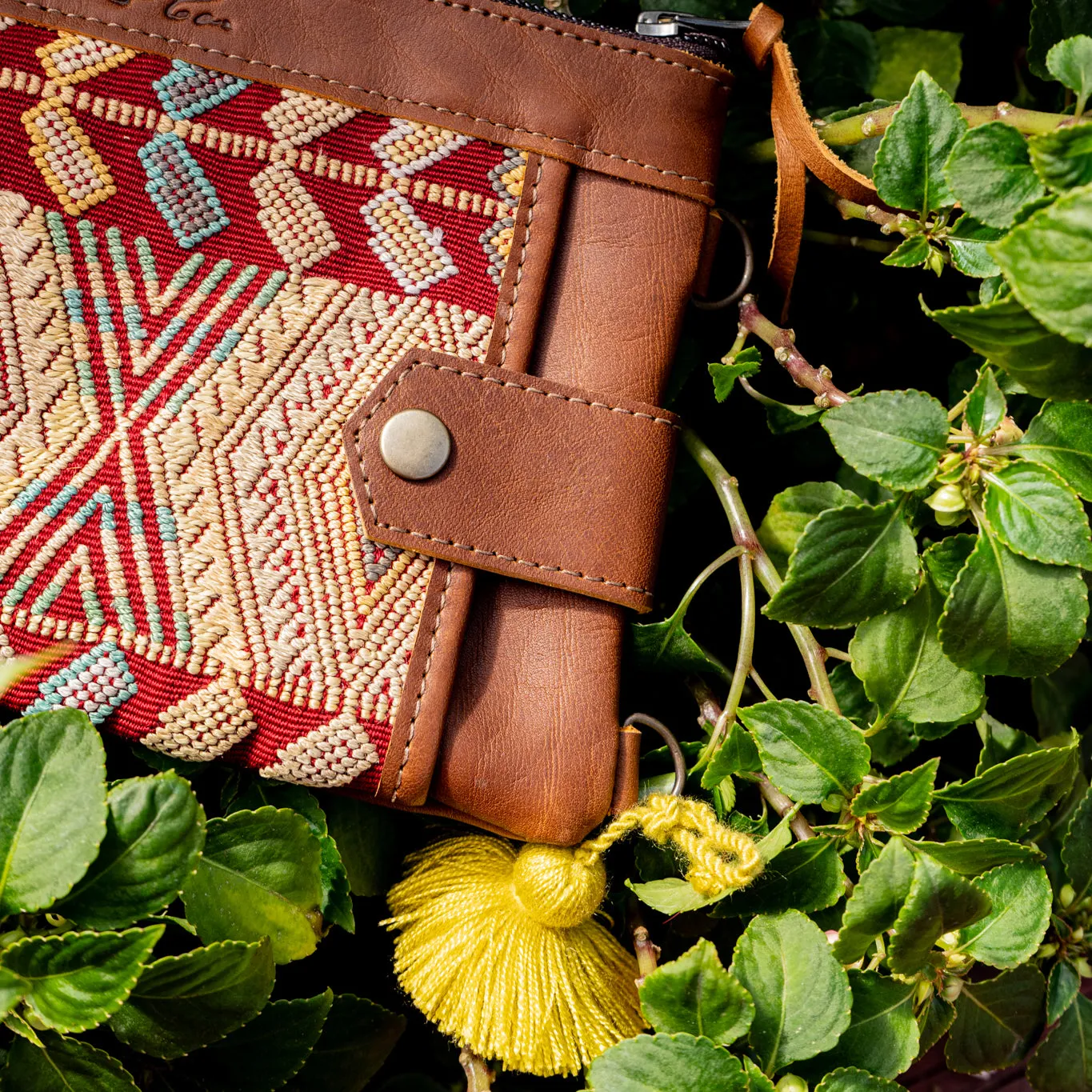 EVERYTHING CLUTCH - OOAK HUIPIL - CAFE - NO. 14010