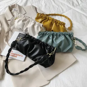 Folds Designer Small Crossbody Bags For Women Trend Shoulder Handbags