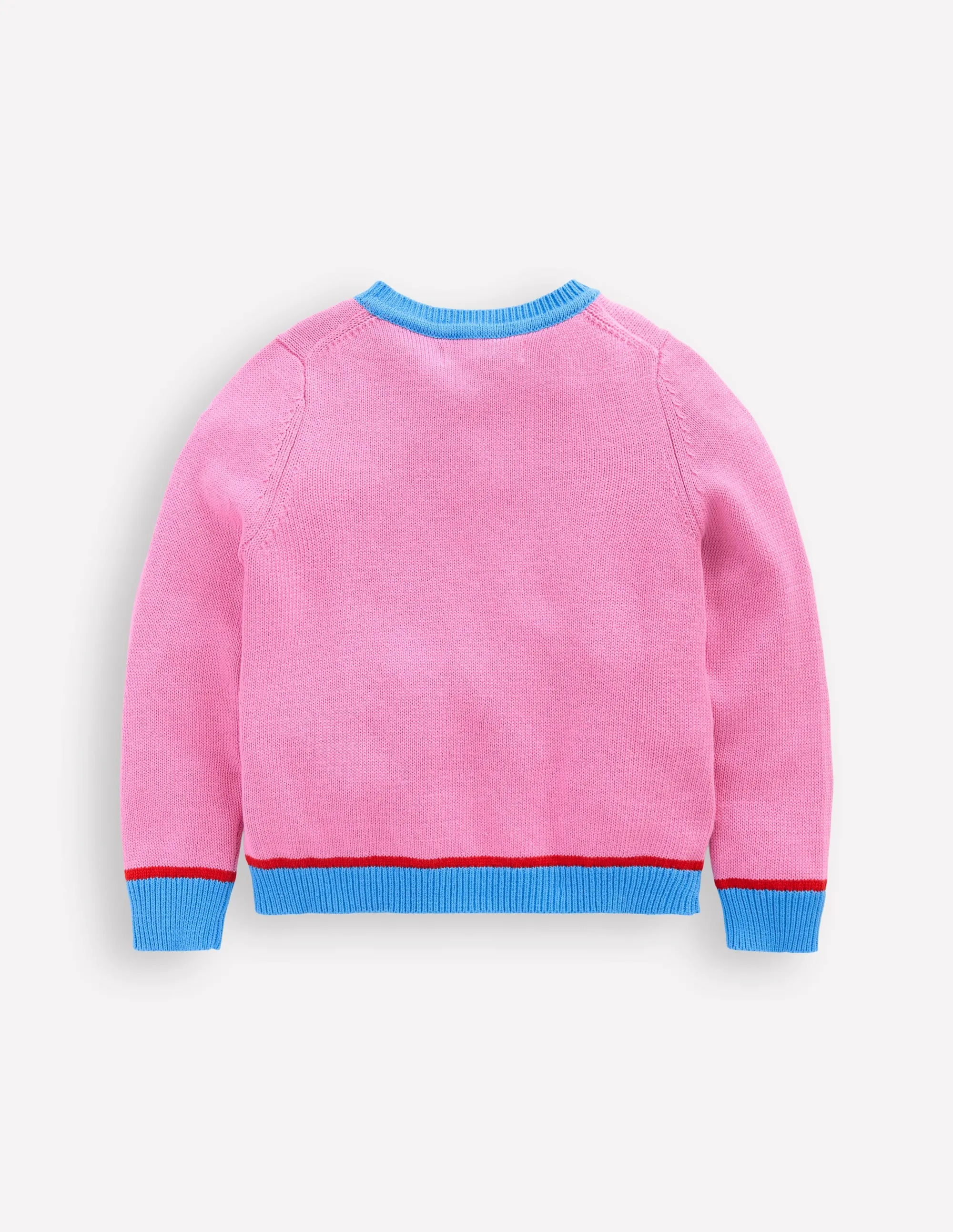 Fun Frill Logo Cardigan-Vintage Mauve Circus Horses