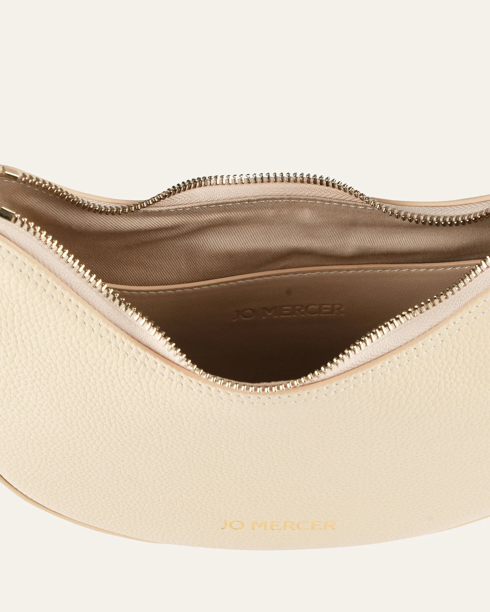 GABRIELA SHOULDER BAG LIGHT SAND LEATHER