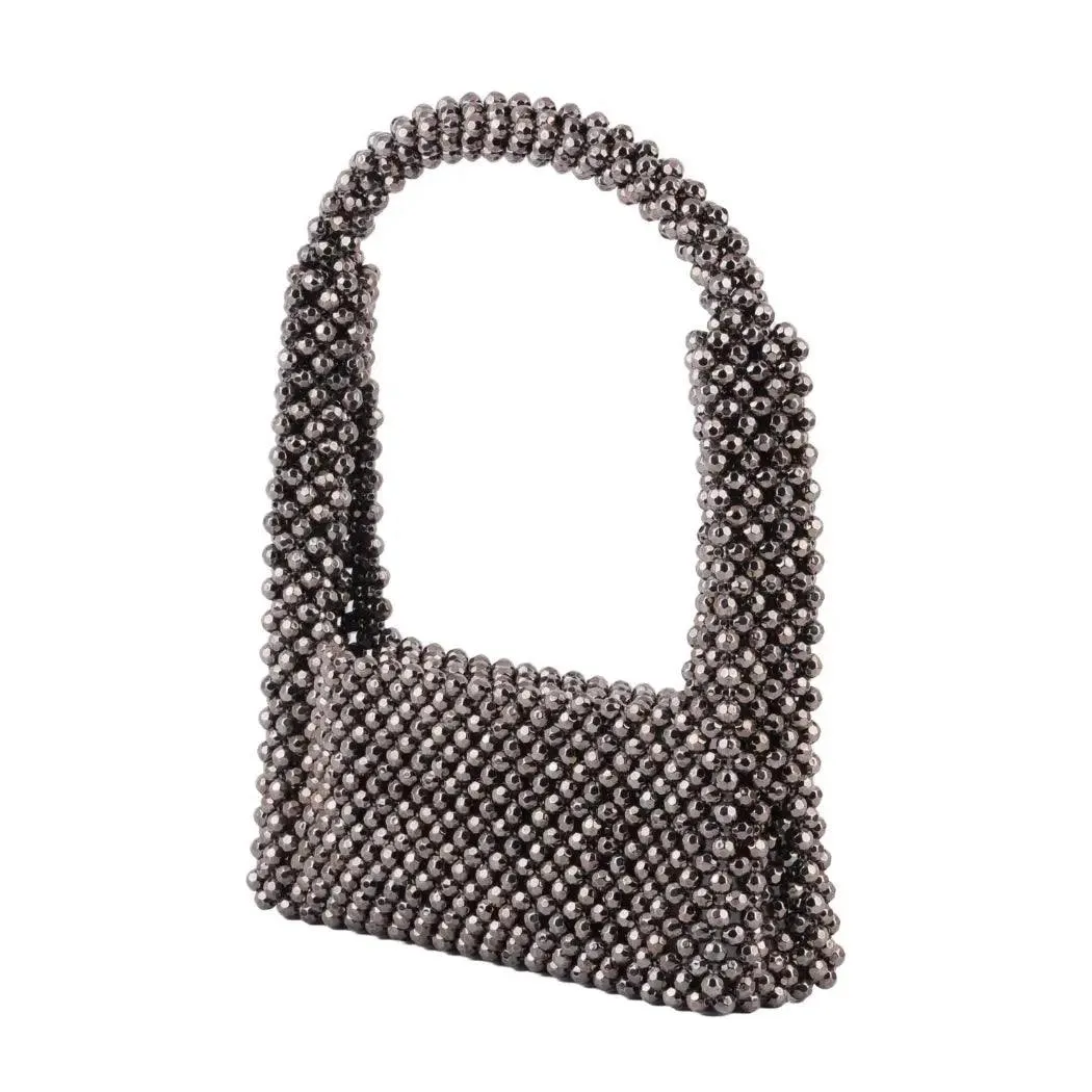 Hand-Sewn Beaded Satchel