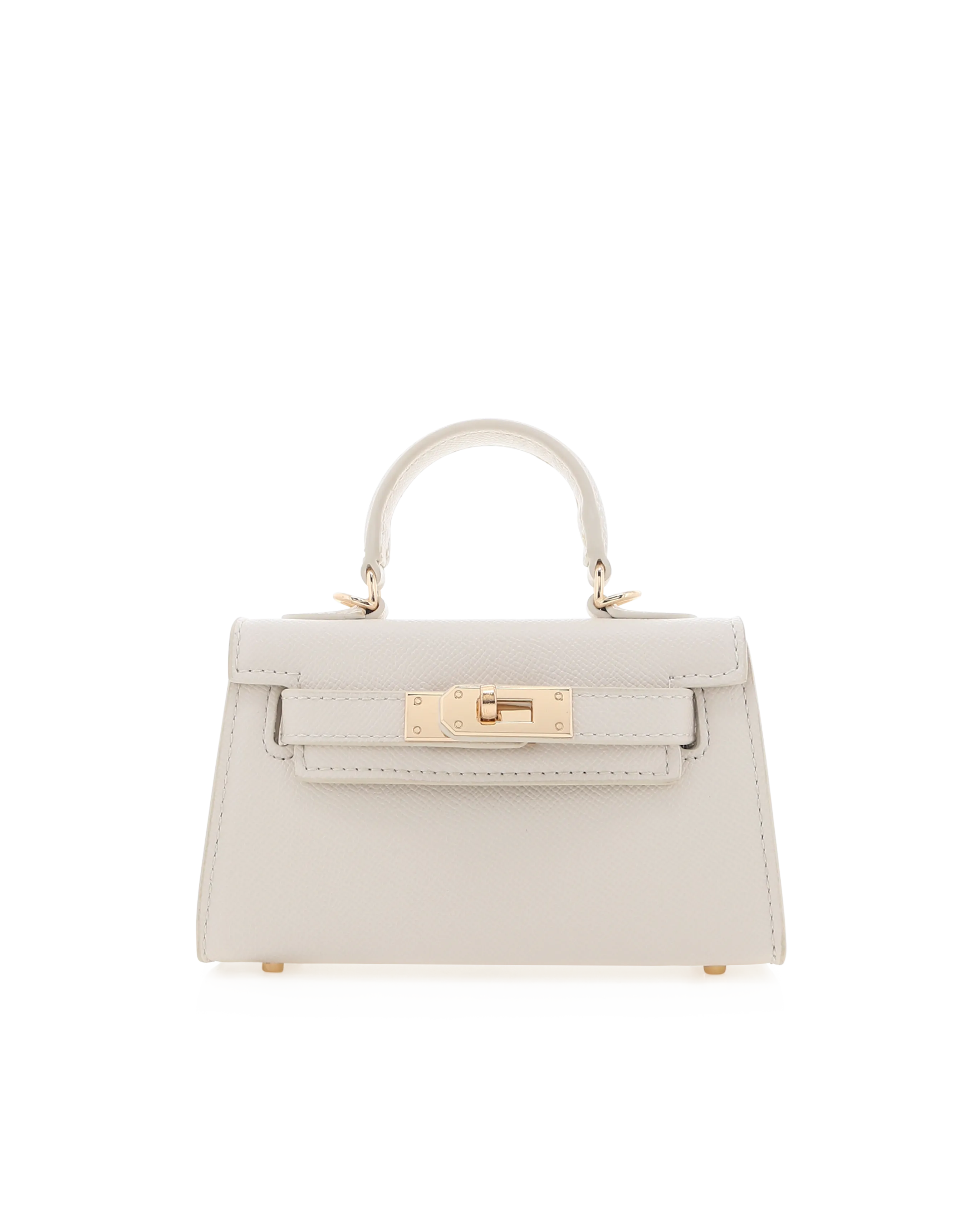 HARIETTE MINI HANDLE BAG - BONE SAFFIANO