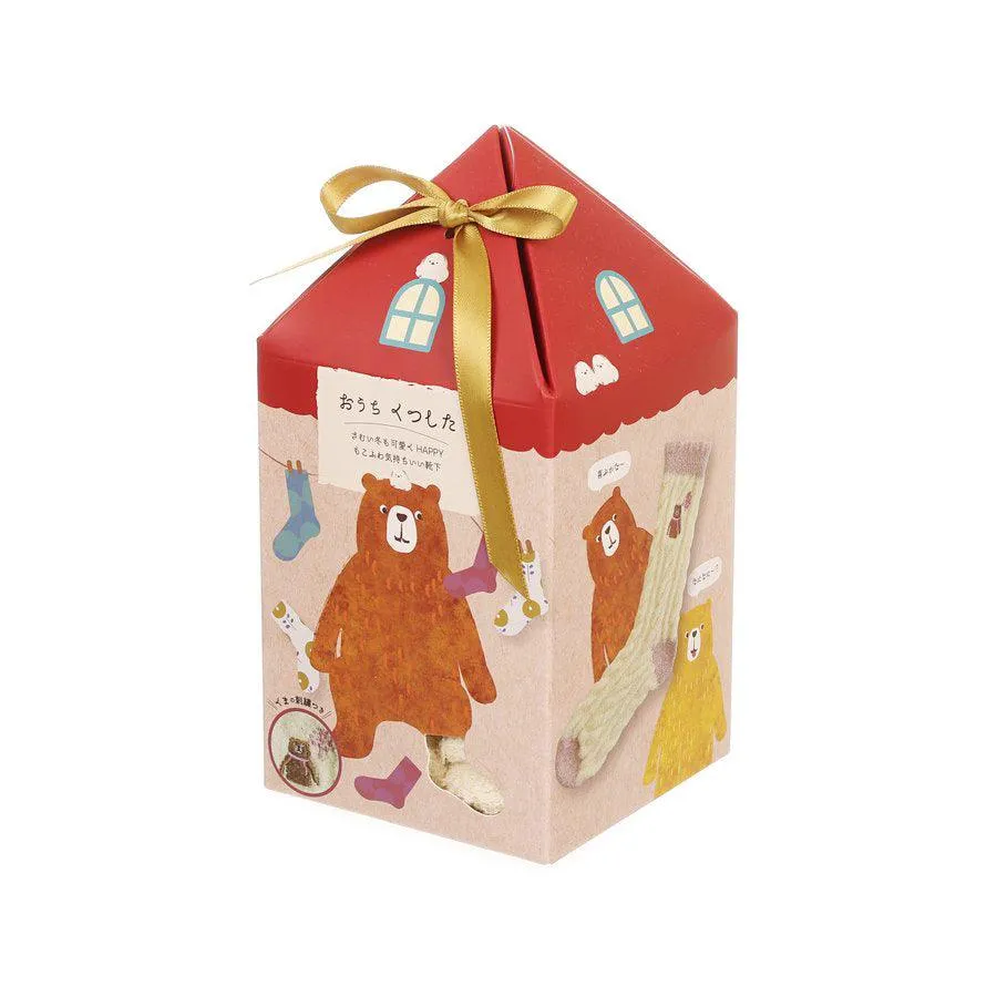HONYARADOH Home Socks Box - Bear  (85g)
