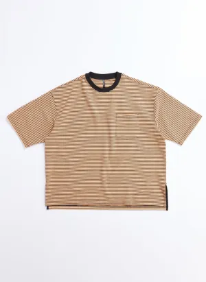 Jacquard Short Sleeves Border Top (T03)