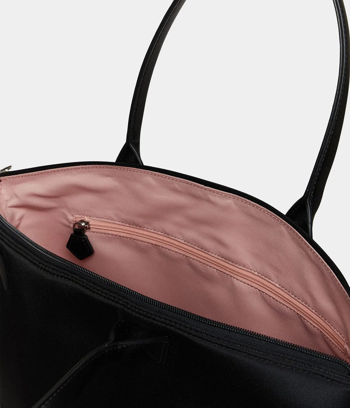 Jolly Apple & Recycled Nylon Tote | Black