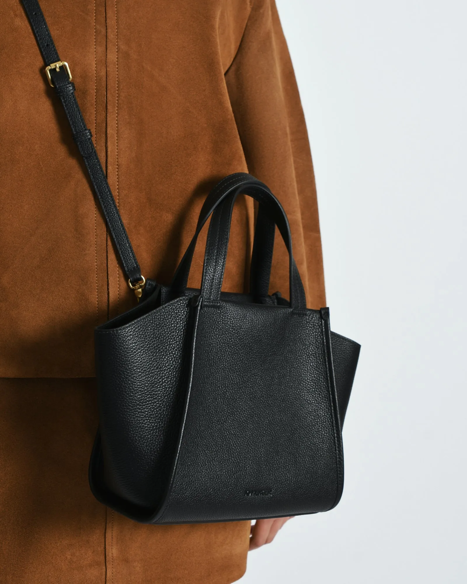 JOYCE CROSSBODY BAG BLACK LEATHER