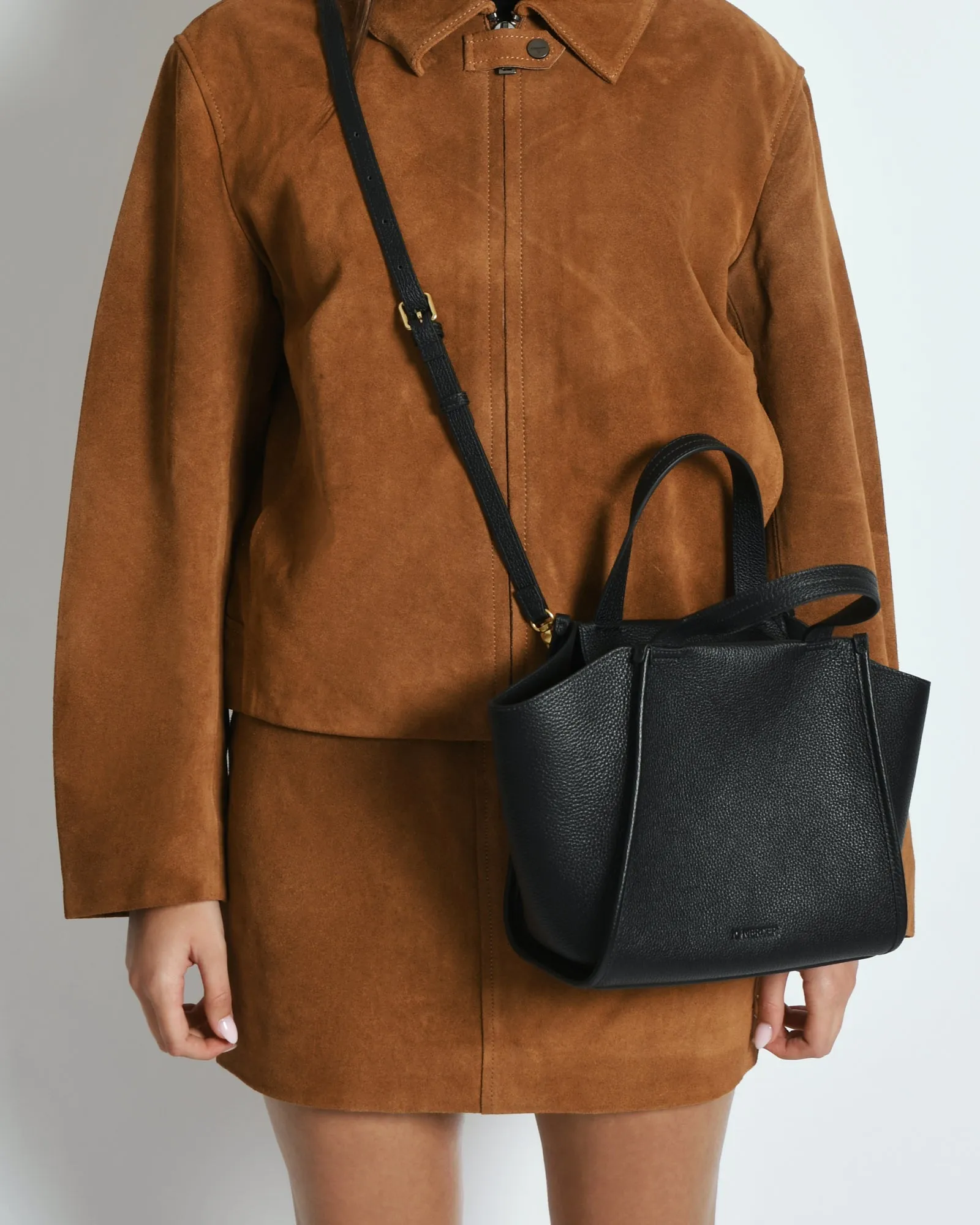 JOYCE CROSSBODY BAG BLACK LEATHER