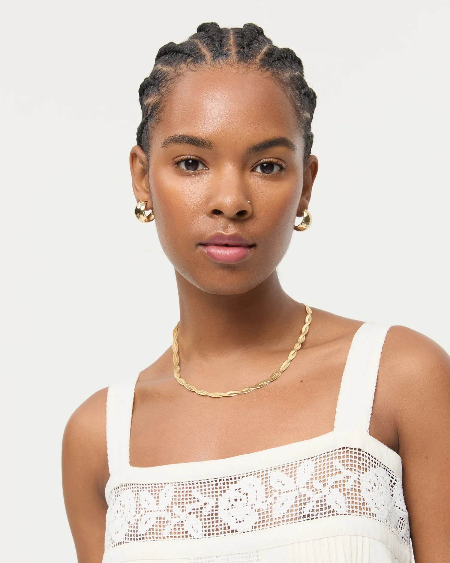 Kennedy Gold Twisted Chain Necklace