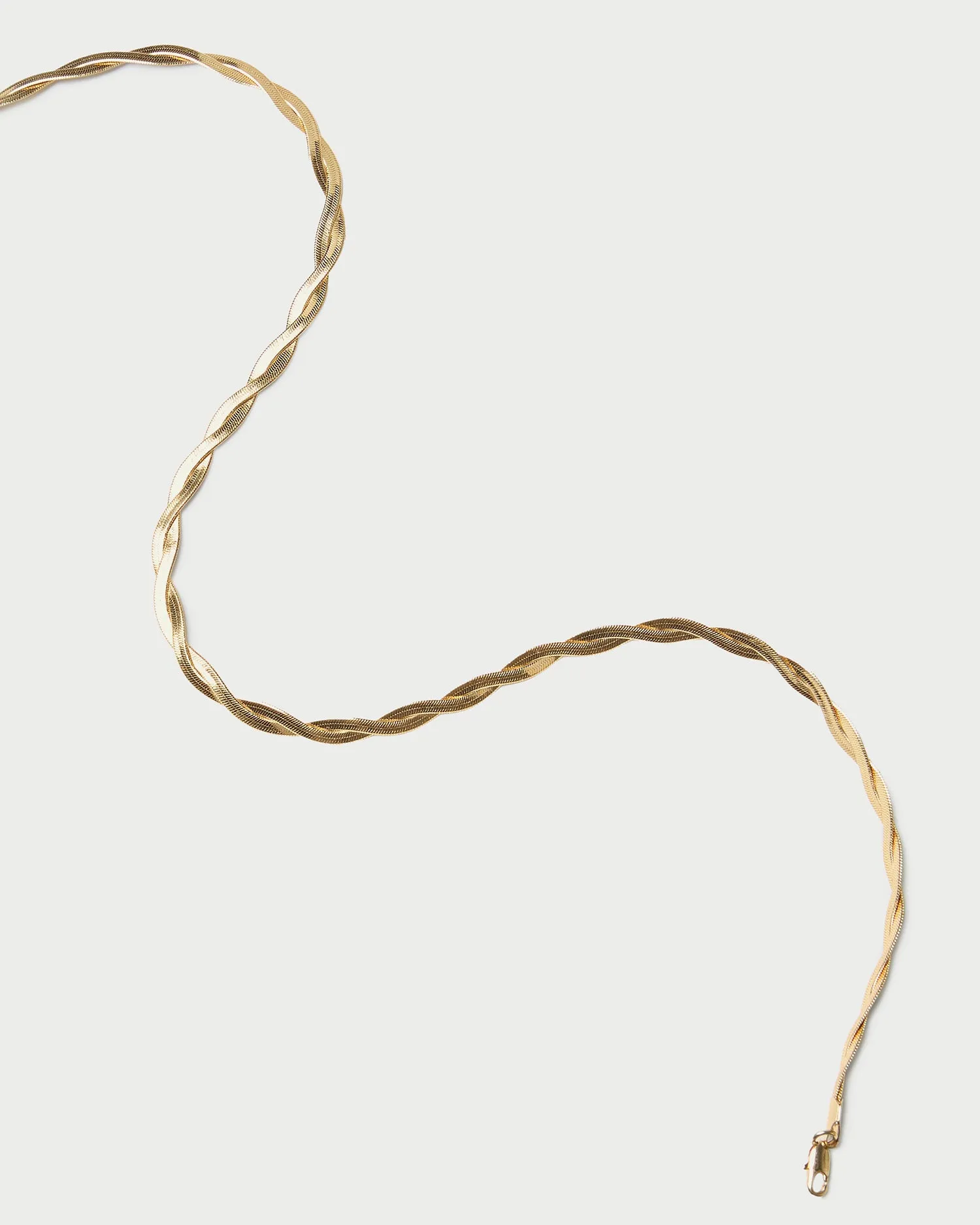 Kennedy Gold Twisted Chain Necklace