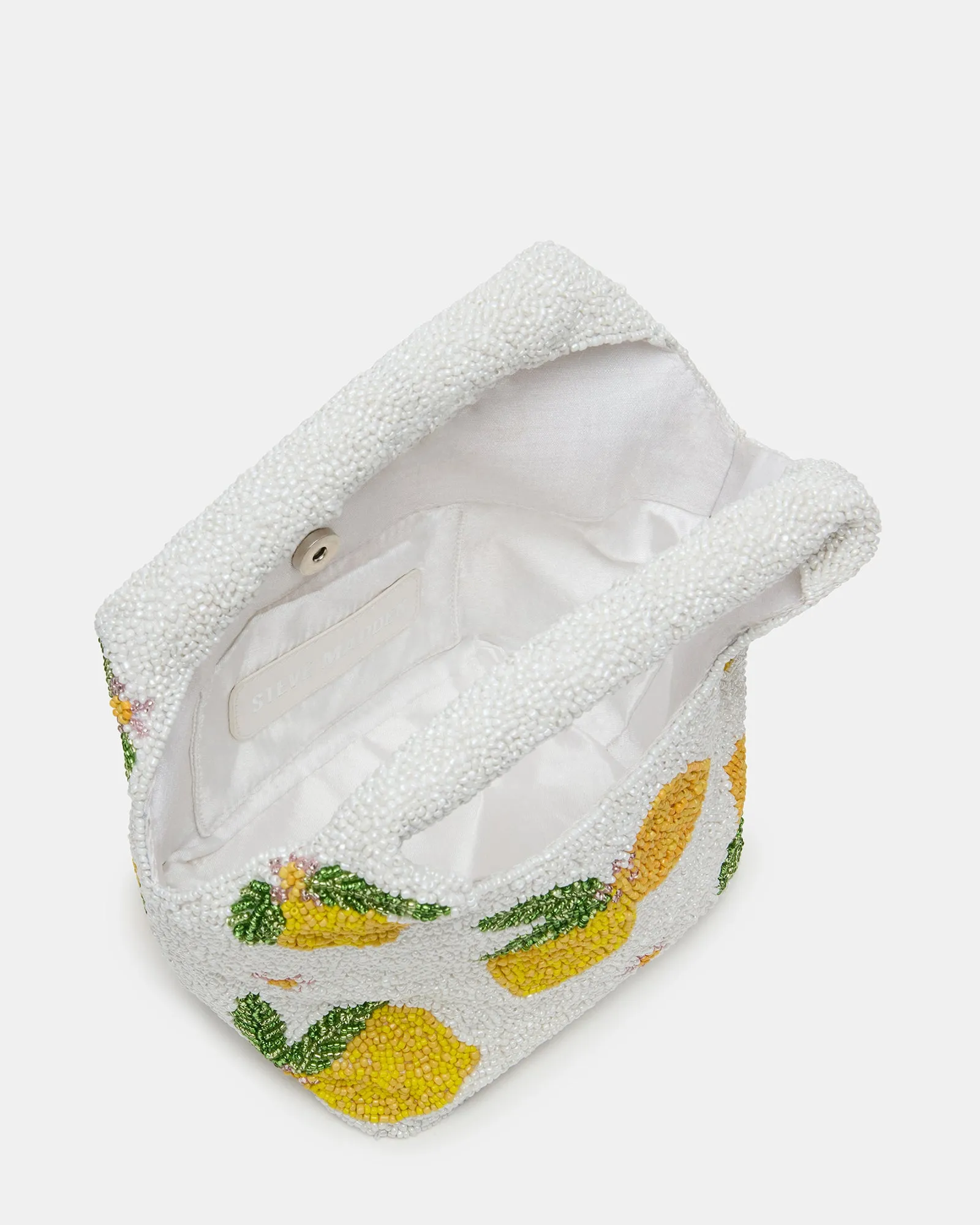 KINSLEY BEADED BAG LEMON