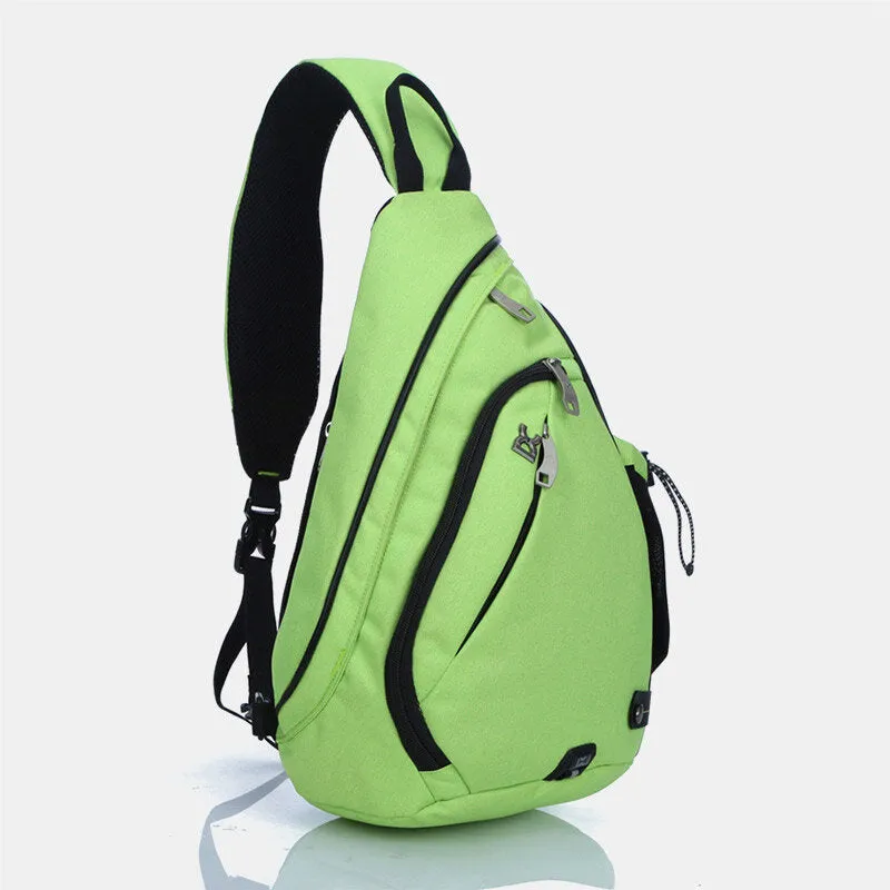 Large Storage Chest Bag Reflective Strip Design Travel Shoulder Bag Lovers Bags