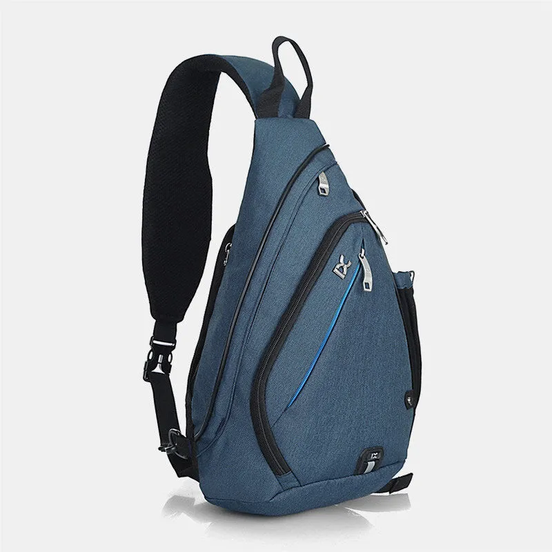 Large Storage Chest Bag Reflective Strip Design Travel Shoulder Bag Lovers Bags