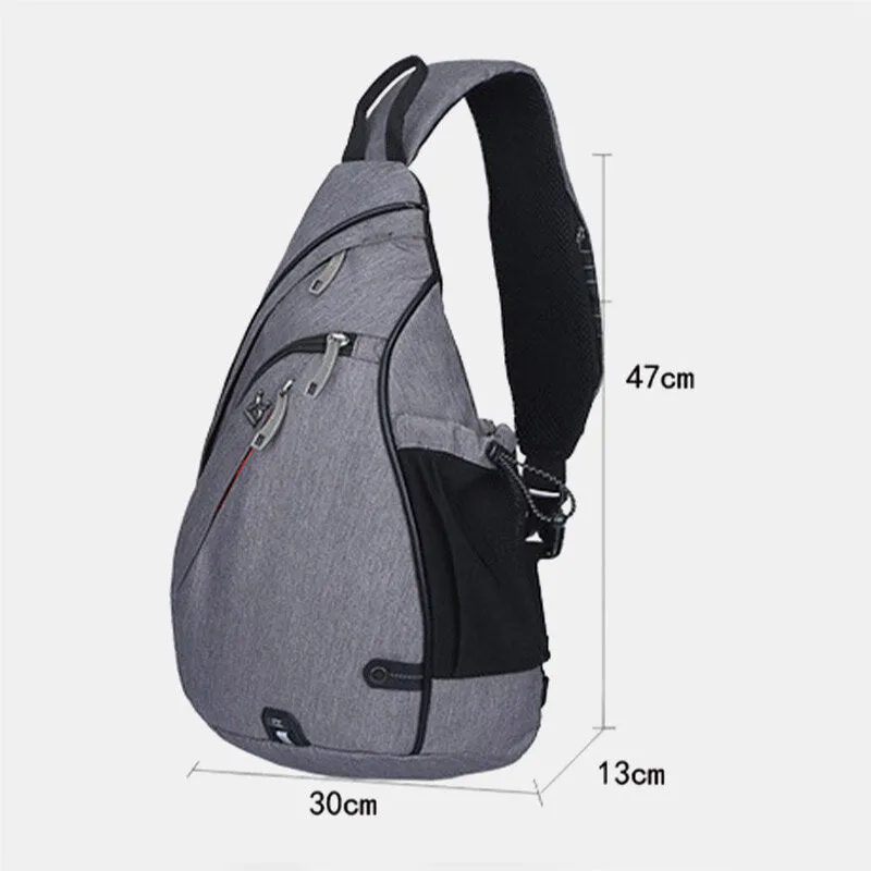 Large Storage Chest Bag Reflective Strip Design Travel Shoulder Bag Lovers Bags