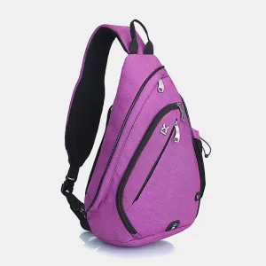 Large Storage Chest Bag Reflective Strip Design Travel Shoulder Bag Lovers Bags