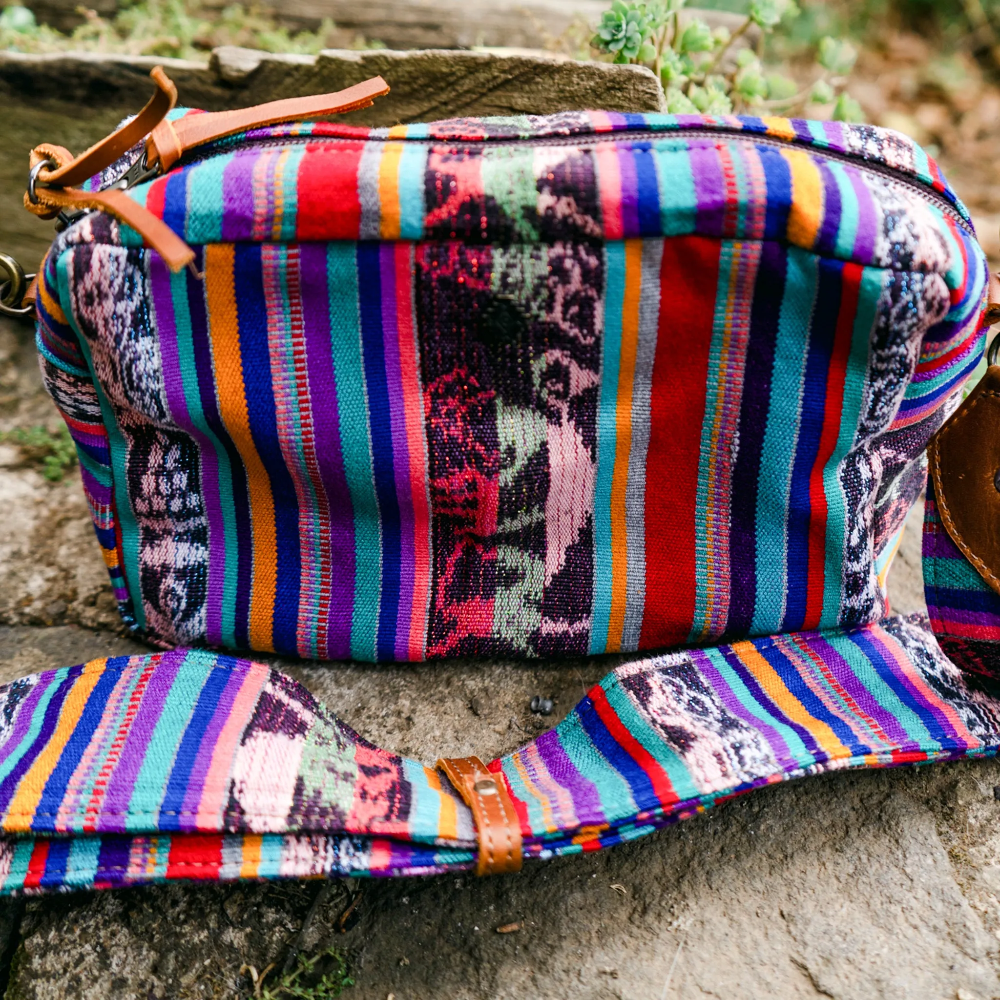 LARGE WANDER CROSSBODY BAG   STRAP SET - CORTE - CAFE - NO. 15779