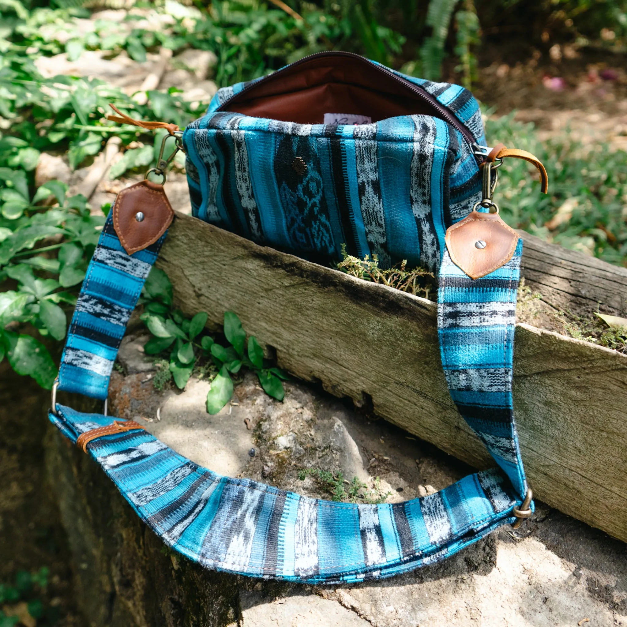 LARGE WANDER CROSSBODY BAG   STRAP SET - CORTE - CAFE - NO. 15780