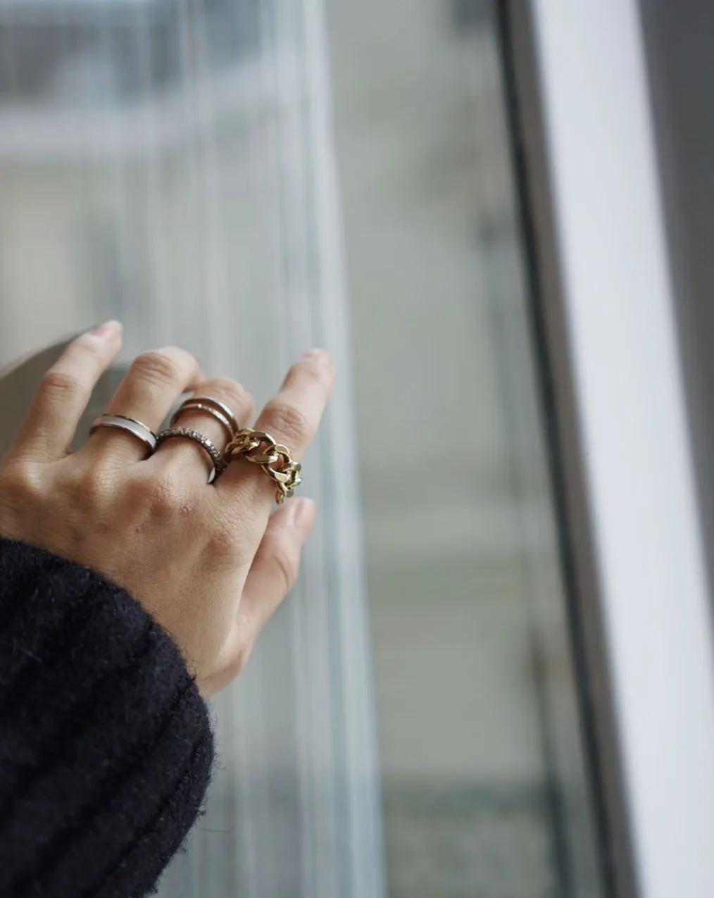 Lilie Chain Ring