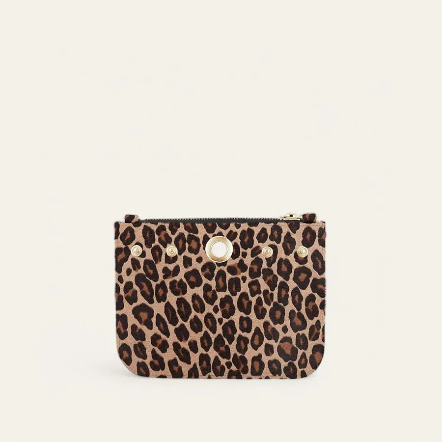 Lily | Leopard with Gold hardware