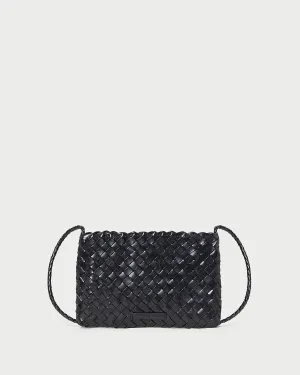 Marison Black Woven Crossbody