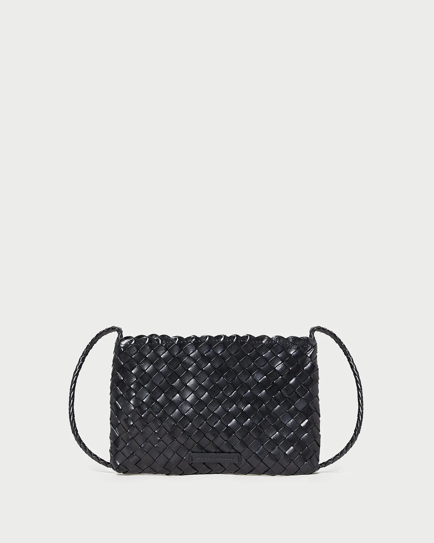 Marison Black Woven Crossbody