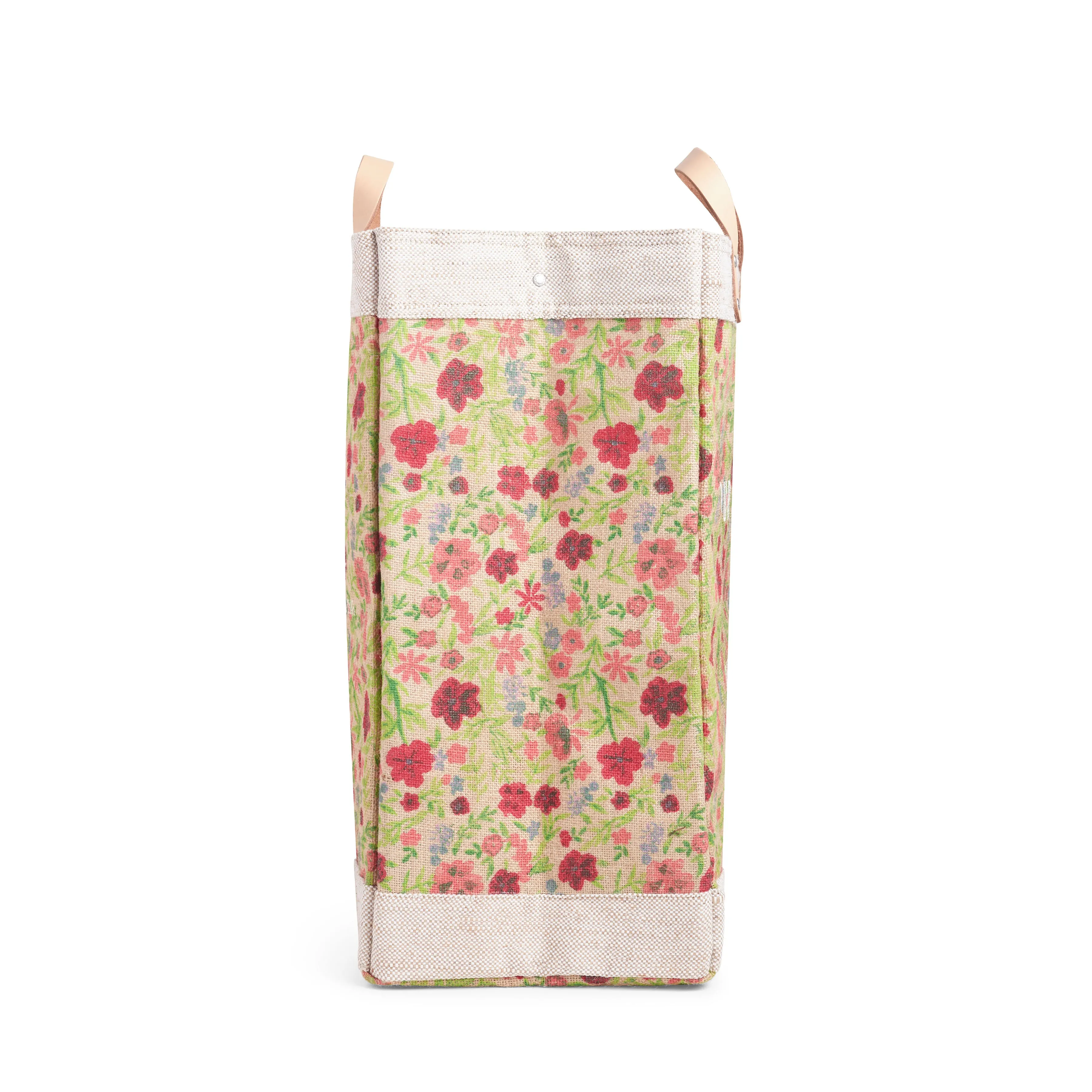 Market Bag in Floret with Strap by Amy Logsdon