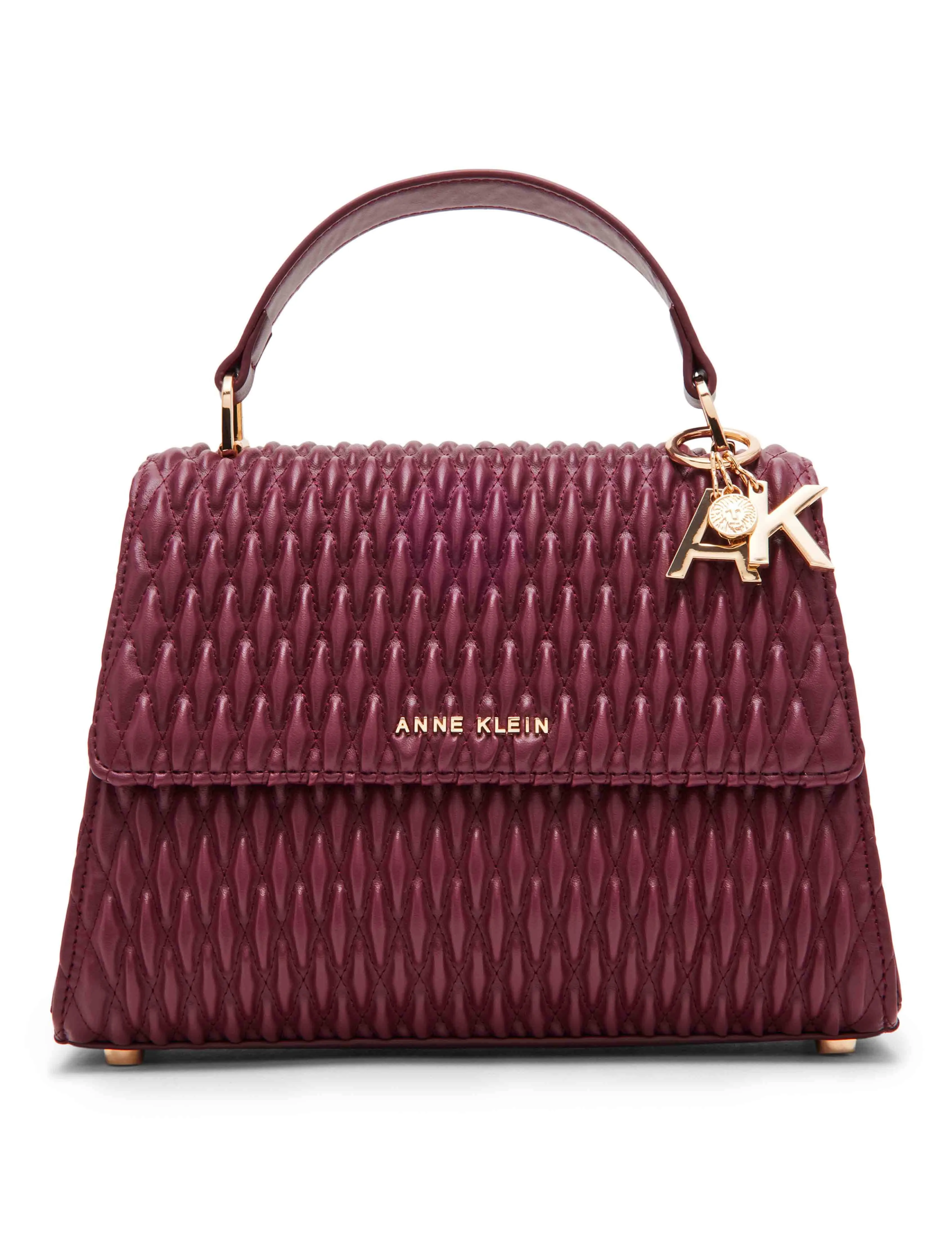 Medium ruched flap top handle with convertible strap