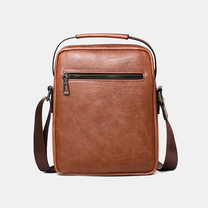 Men Classic Faux Leather Shoulder Bag Messeger Bag Handbag Small Bag
