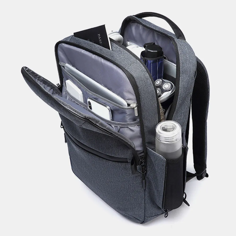 Men Large Capacity Waterproof Detachable Shoulder Strap 15.6 Inch Laptops Case Backpack Shoulder Bag Crossbody Bag
