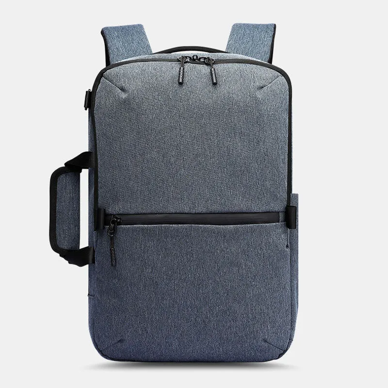 Men Large Capacity Waterproof Detachable Shoulder Strap 15.6 Inch Laptops Case Backpack Shoulder Bag Crossbody Bag