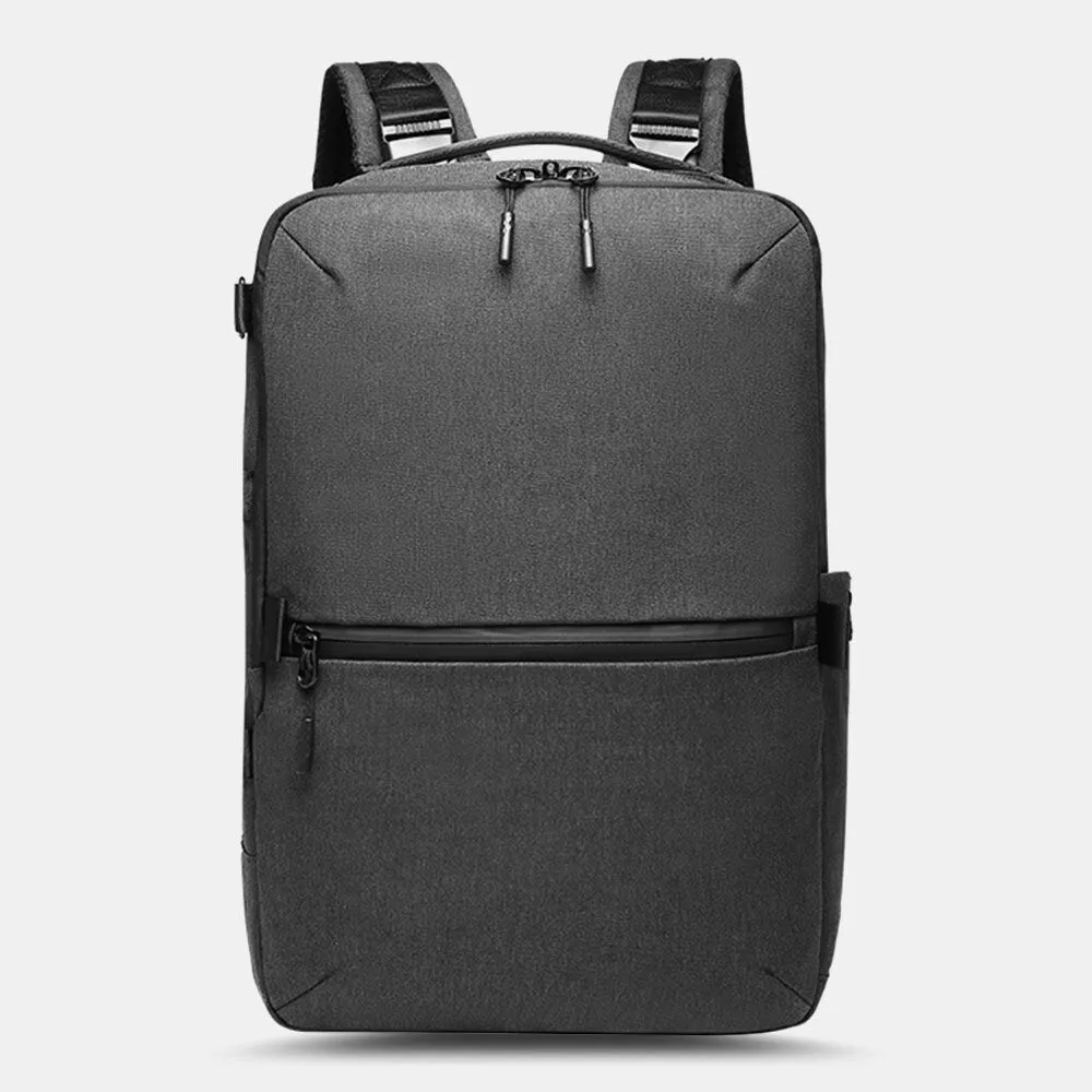 Men Large Capacity Waterproof Detachable Shoulder Strap 15.6 Inch Laptops Case Backpack Shoulder Bag Crossbody Bag