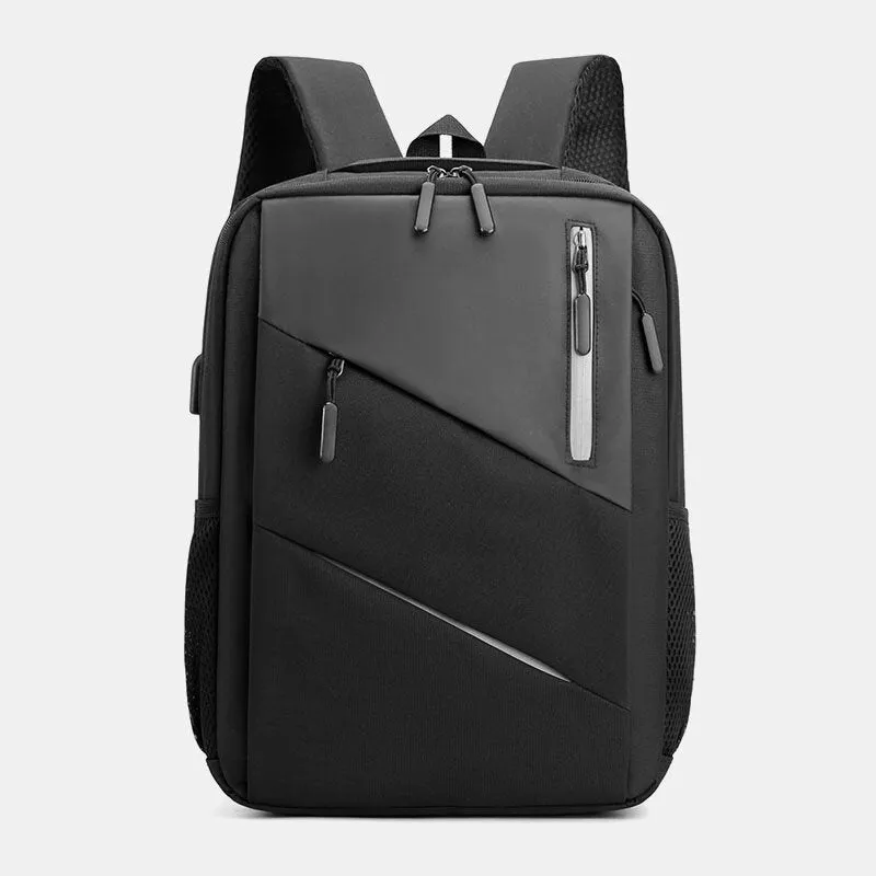 Men Large Capacity With USB Charging Business Travel Outdoor School Bag 14 Inch Laptop Bag Backpack