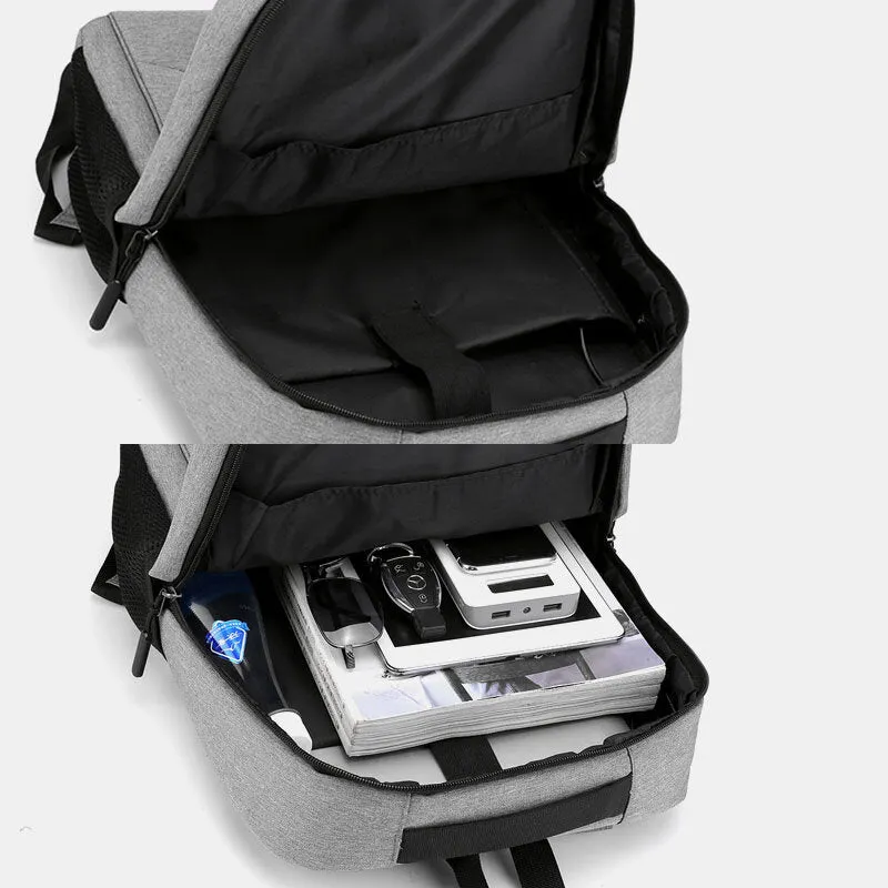 Men Large Capacity With USB Charging Business Travel Outdoor School Bag 14 Inch Laptop Bag Backpack