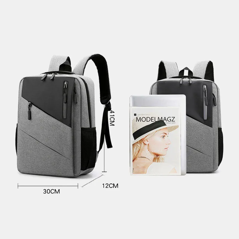 Men Large Capacity With USB Charging Business Travel Outdoor School Bag 14 Inch Laptop Bag Backpack