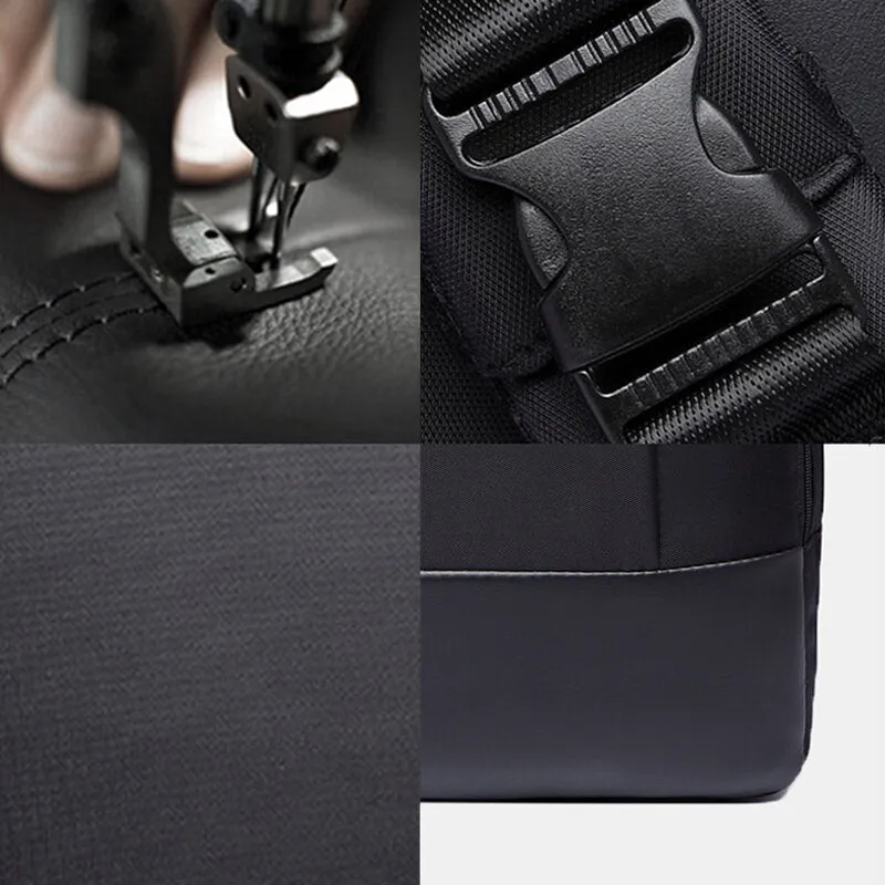 Men Multi-carry Waterproof Convertible 15.6 Inch Laptop Bag Crossbody Bag Shoulder Bag Handbag Backpack