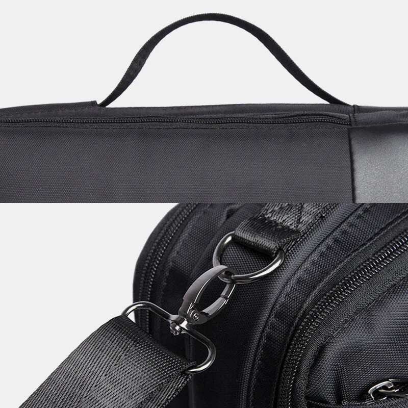 Men Multi-carry Waterproof Convertible 15.6 Inch Laptop Bag Crossbody Bag Shoulder Bag Handbag Backpack