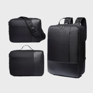 Men Multi-carry Waterproof Convertible 15.6 Inch Laptop Bag Crossbody Bag Shoulder Bag Handbag Backpack