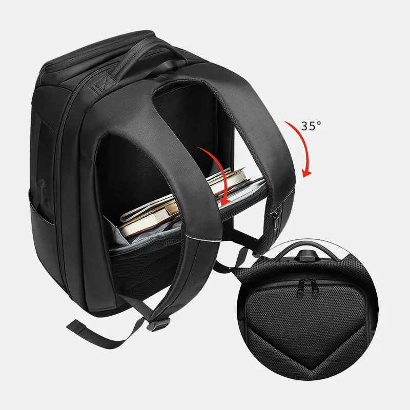 Men Multi-layer Space Large Capacity 17 Inch Laptop Business Work Bag With USB Charging Anti-theft Backpack