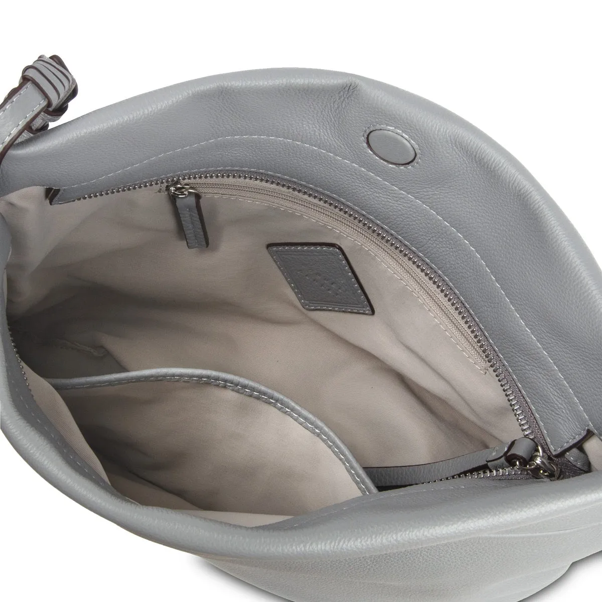 Merly Half-moon Leather Hobo
