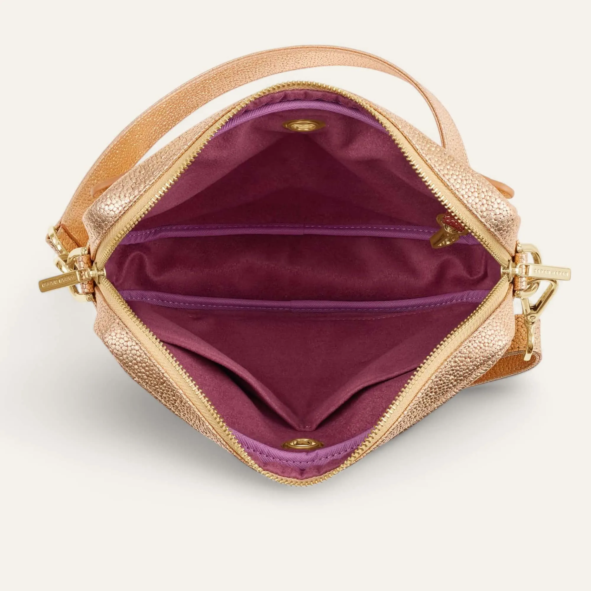 Mia Crossbody | Blush Rose with Gold hardware