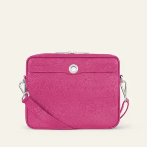 Mia Crossbody | Pink Kiss with Silver hardware